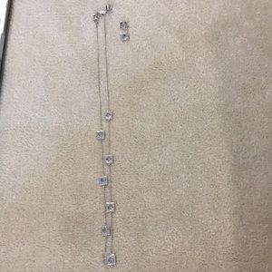 Kate Spade necklace and earrings.